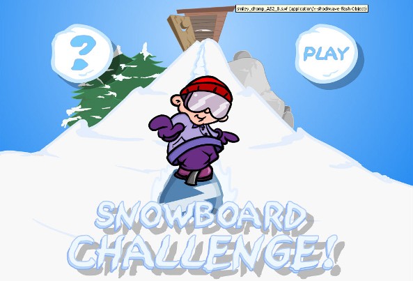 Snowboard Challenge Game